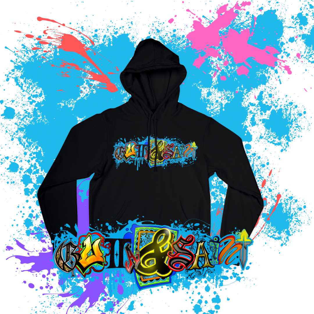 Abstract Gutta & Saint Hoodies