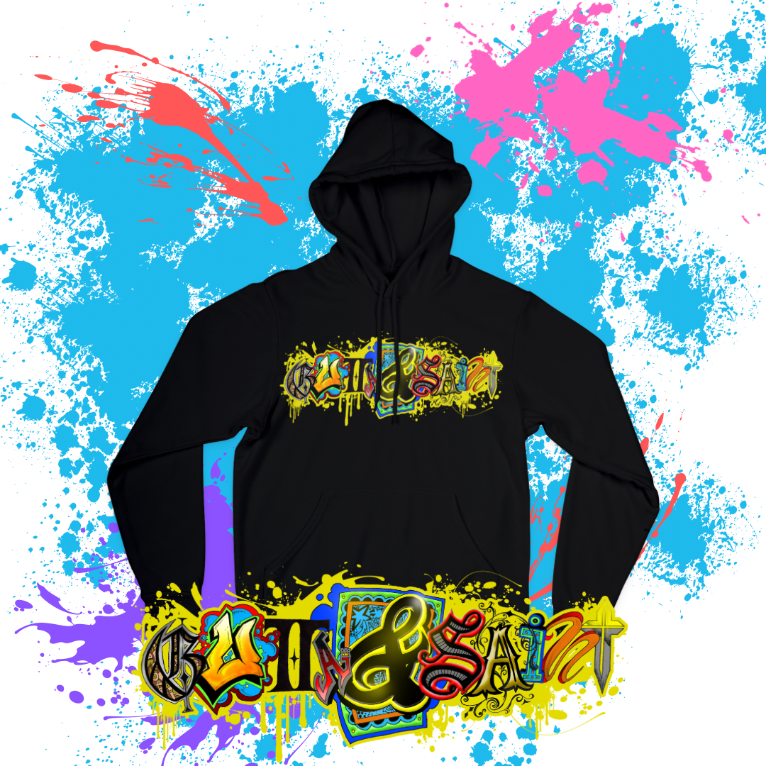 Abstract Gutta & Saint Hoodies