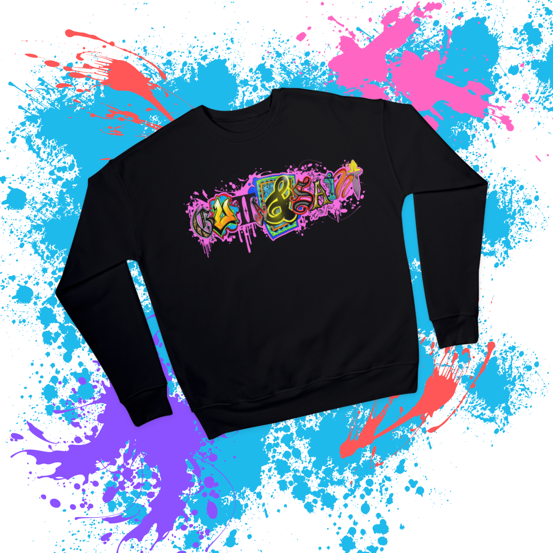 Abstract Gutta & Saint Sweat Shirts