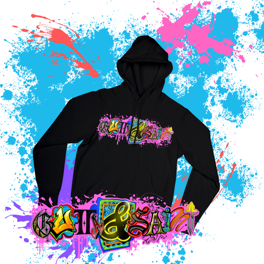 Abstract Gutta & Saint Hoodies