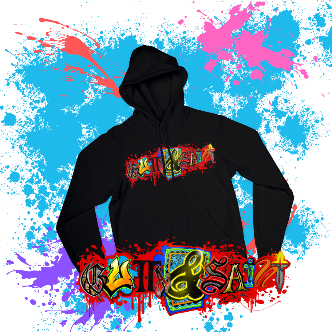 Abstract Gutta & Saint Hoodies