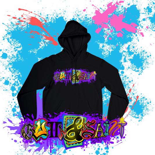 Abstract Gutta & Saint Hoodies