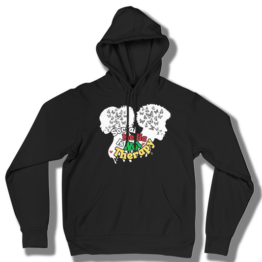 Social media is not therapy hoodie