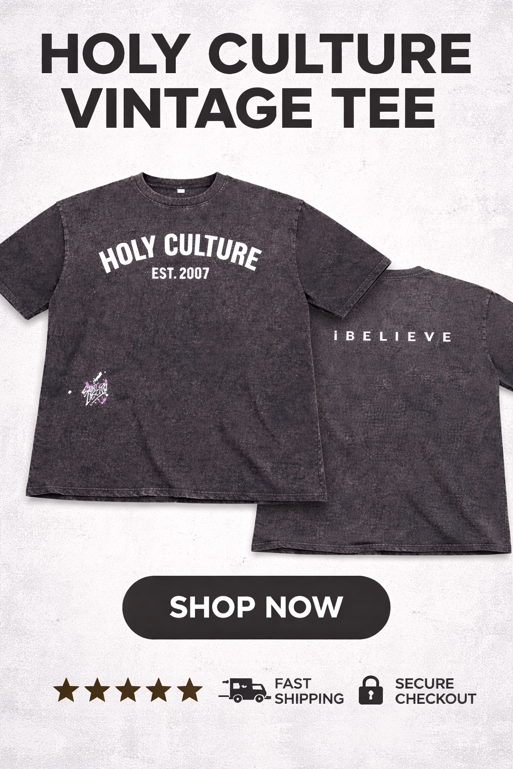 Holy Culture Vintage Washed T-Shirt