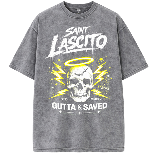 Saint Lascito “Gutta & Saved” Graphic Tee